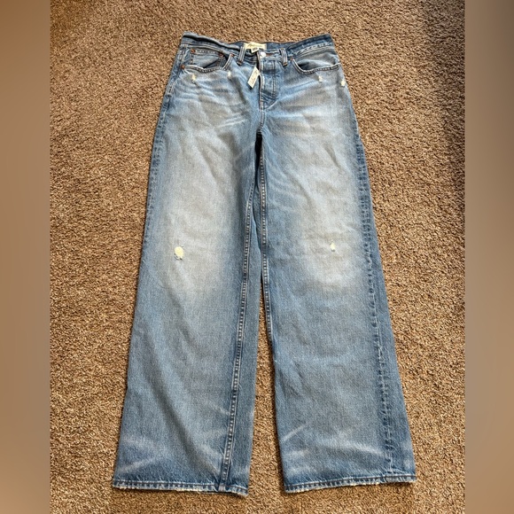 Madewell Denim - Madewell Light Blue Flare Jeans Low Sluggy Baggy size 27